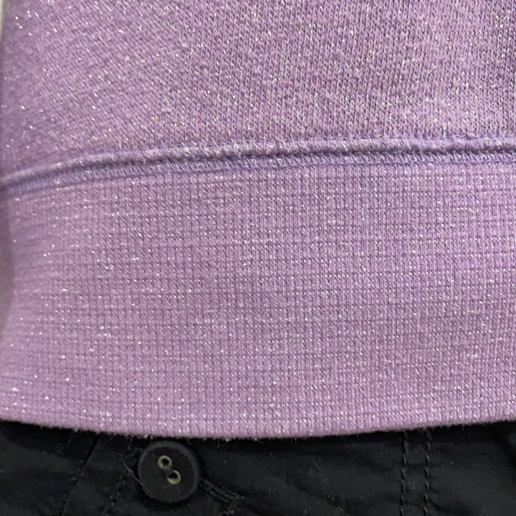 Sparkly Purple Sweatshirt - Picture 3 of 4